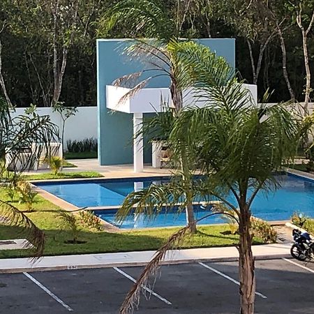 Apartamento Familiar Con Alberca En Playa Del Carmen Luaran gambar